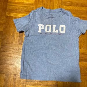 Ralph Lauren T-shirt size 3t light blue never worn